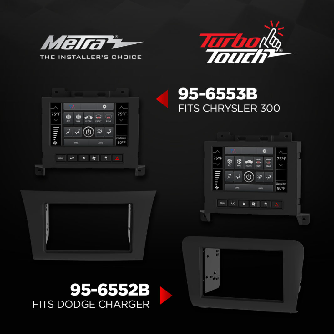 Metra Electronics® Ships New Dash Kits with 7-inch Touchscreen Designed to Fit 2015-up* Dodge Charger and Chrysler 300 Models